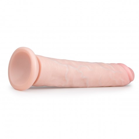 Телесный фаллоимитатор Realistic Dildo - 28,5 см.