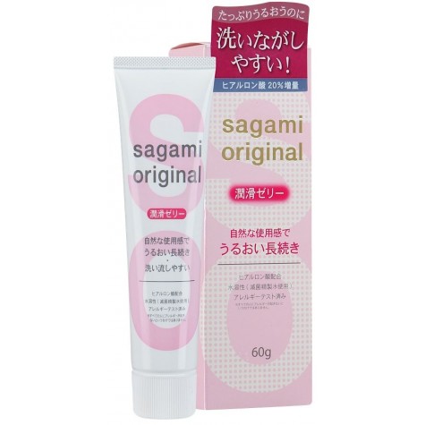 Гель-смазка на водной основе Sagami Original - 60 гр.